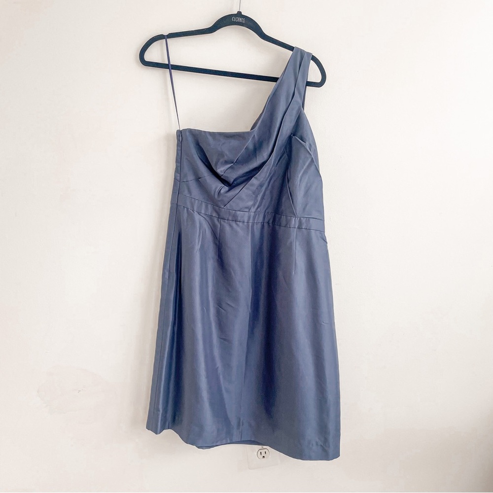 J Crew One Shoulder Cassie Dress